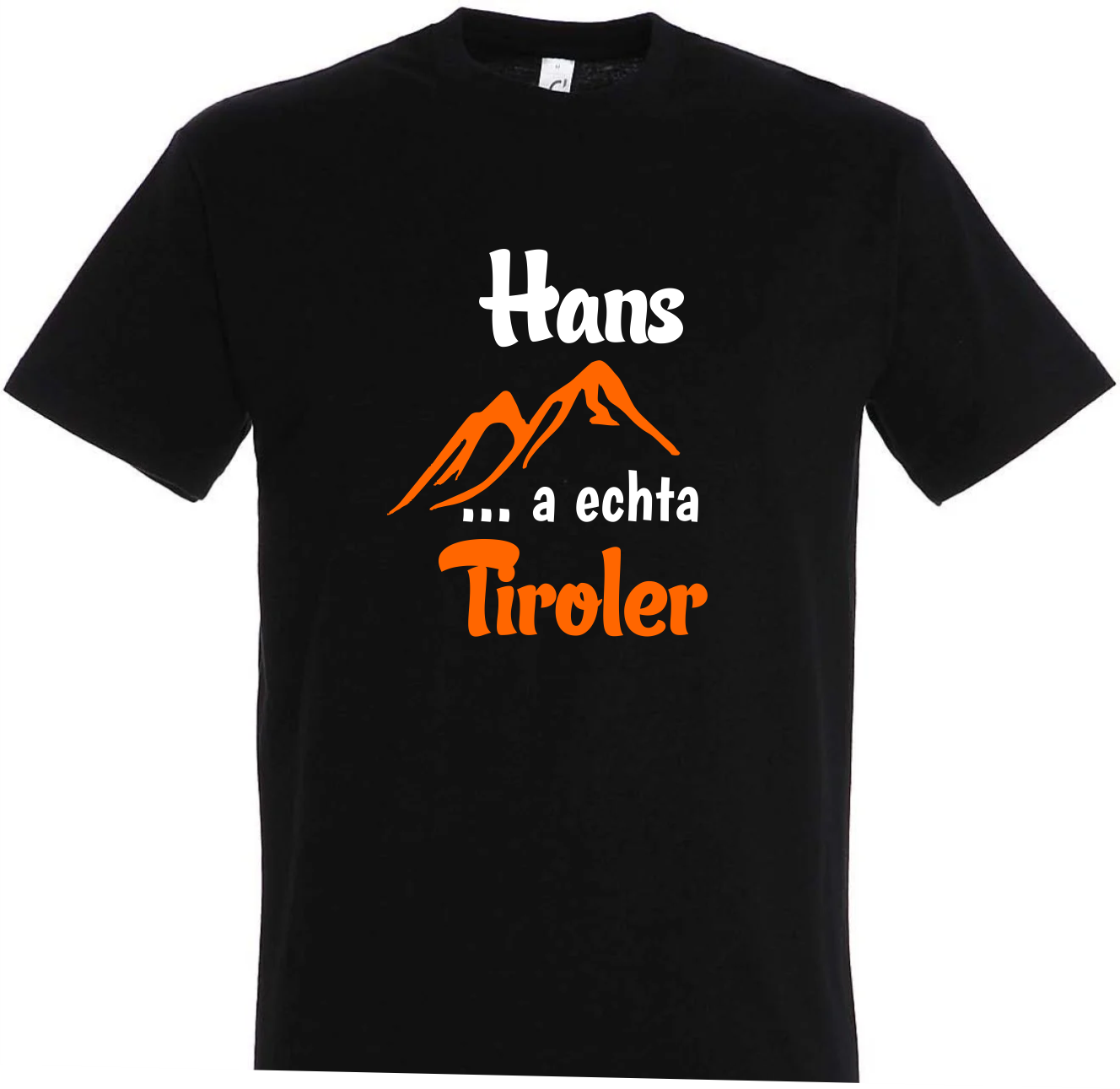 ...T-Shirt mit Namen - Tirol T-Shirt schwarz Herren
